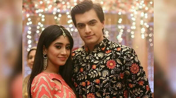 Kartik Goenka and Naira Singhania from Yeh Rishta Kya Kehlata Hai