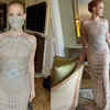 Jessica Chastain decks up in gold for the Golden Globes