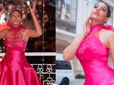 Surbhi Chandna brings drama to the frame in a pink gown on the streets of Vietnam