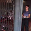 A grill at the entrance of the room