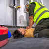 ​Begin CPR
