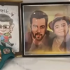 A photo frame with Salman Khan