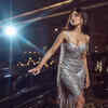Divita Rai's look for the evening gown round
