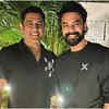 ​Tovino Thomas with MS Dhoni
