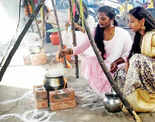 Pongal being celebrated with traditional fervour in different parts of the country