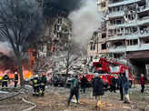 Russian missile attack turns Ukrainian building into rubble; 30 killed