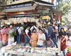 Bengaluru’s Gandhi Bazaar came alive as Sankranti shoppers stepped out