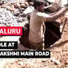 Article image for: Bengaluru: Sinkhole surfaces on Mahalakshmi main road causing problems to commuters