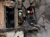 In pics: Rescue hopes fade after Russian attack in Ukraine's Dnipro