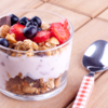 ​Plain Yogurt with berries and granola