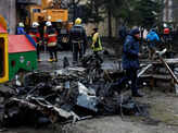 Ukraine’s interior minister and 13 others killed in helicopter crash near Kyiv 