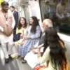Article image for: Watch: PM Narendra Modi takes a ride from <i class="tbold">gundavali</i> Metro Station, Mumbai
