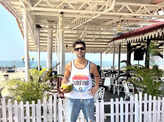 Aparshakti Khurana visits Goa for an event