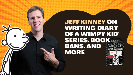 Jeff Kinney on writing 'Diary of a Wimpy Kid' series, book bans, and more