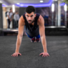 Doing push ups with hands turned in
