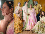 Inside pictures from designer Masaba Gupta and actor Satyadeep Misra’s intimate wedding ceremonies!