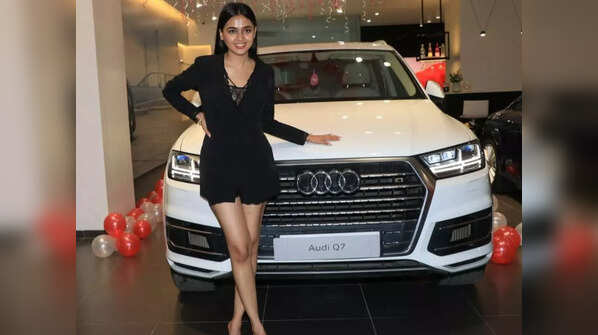 Buying her first luxury car