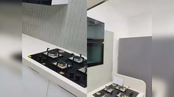 A four burner cook top
