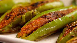 Watch: How to make Stuffed Chillies