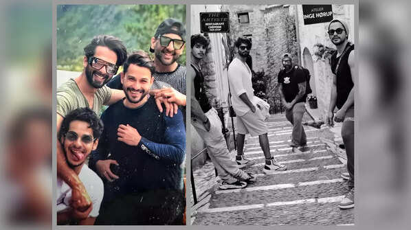 Shahid Kapoor, Kunal Kemmu and Ishaan Khatter