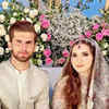 Article image for: Stylish wedding photos of Shaheen Afridi and <i class="tbold">Shahid Afridi</i>'s daughter Ansha Afridi