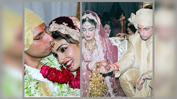 Raveena Tandon and Anil Thadani