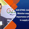 Article image for: <i class="tbold">g20</i> ETWG: Union Power Minister emphasizes importance of diversity in supply chain