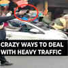 Article image for: Watch: Man brandishes <i class="tbold">pistol</i> to control traffic in Punjab's Amritsar