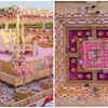 VIRAL: A viral tweet claims that this is the pink pandal set up for Sidharth and Kiara's wedding today.