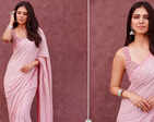 Malavika Mohanan looks summer ready in a pastel pink saree, see pictures