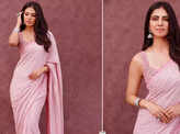 Malavika Mohanan looks summer ready in a pastel pink saree, see pictures