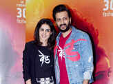 Riteish Deshmukh and Genelia D'Souza celebrate the success of Ved