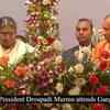 Article image for: <i class="tbold">president droupadi murmu</i> attends Ganga aarti