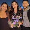 Archana Gautam poses with Gauahar Khan and Zaid Darbar