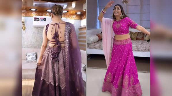 Haryanvi dancer Sapna Choudhary loves to groove to desi songs in stylish lehenga cholis and suits, PHOTOS