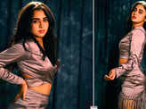 Tejasswi Prakash channels her inner diva in a satin co-ord set and fringed skirt, see pictures