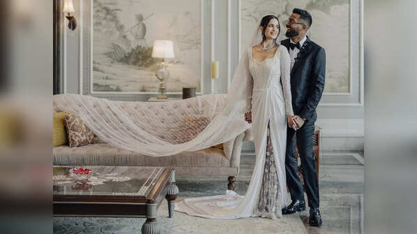 Stylish newly weds