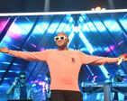 The crowd cheered when the happening Benny Dayal performed in Pune