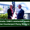 Article image for: EAM S Jaishankar meets his Australian Counterpart Penny Wong in Sydney