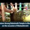 Article image for: Devotees throng Babulnath Temple in Mumbai on the occasion of Mahashivratri