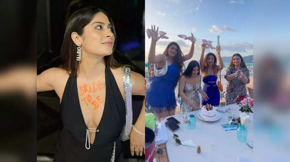 Yeh Hai Mohabbatein fame Krishna Mukherjee gets 'bride-to-be' written on her body on her wild bachelorette in Phuket; PICS