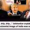 Article image for: Jaishankar explains how an extremist image of India was created