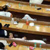 Councillors sleeping inside MCD House