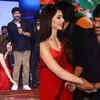 <strong>When Urvashi touches Chiru's feet</strong>​