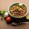 Black chickpea chaat