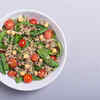 Quinoa chickpea salad