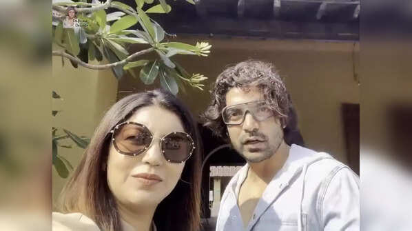 Debina and Gurmeet exploring their favourite joints