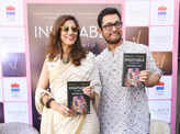 Aamir Khan launches Shobhaa De’s book 'Insatiable'