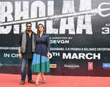 Ajay Devgn and Tabu grace the second teaser launch of Bholaa