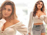 Rashami Desai’s street style in a white crop top and denim short skirt is a must have in your wardrobe, see pictures